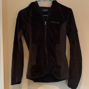 Marmot hooded fleece jacket